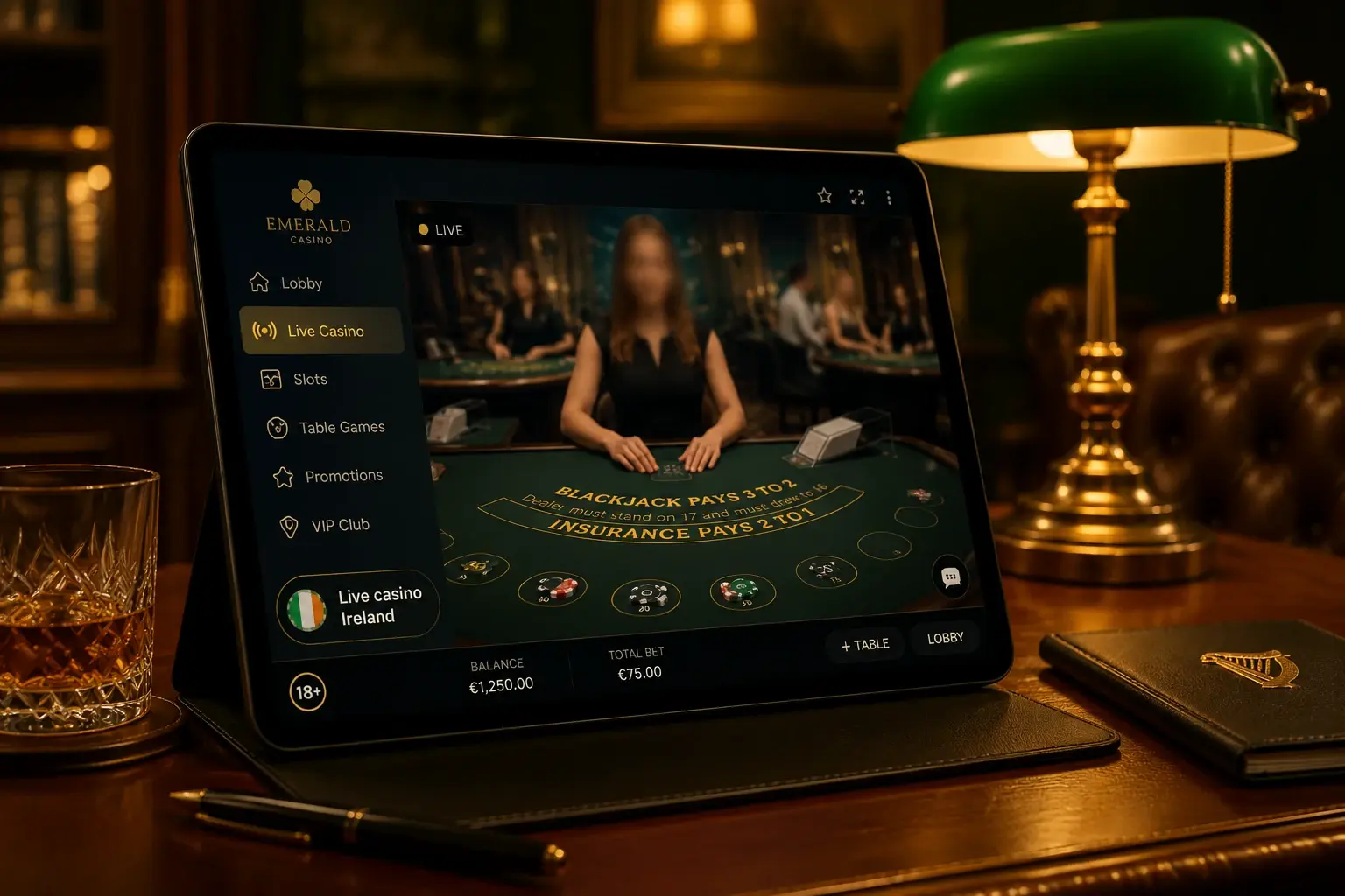 Baccarat and Other Live Casino Tables